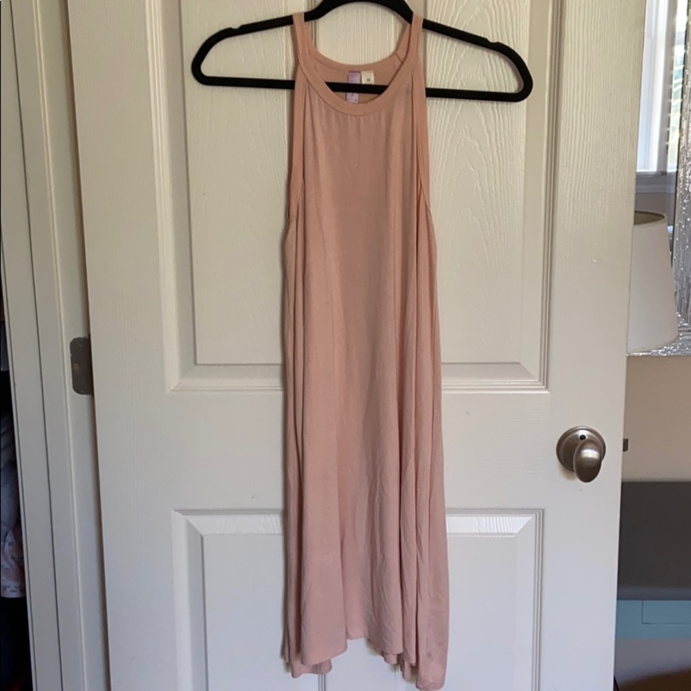 Pink swing dress